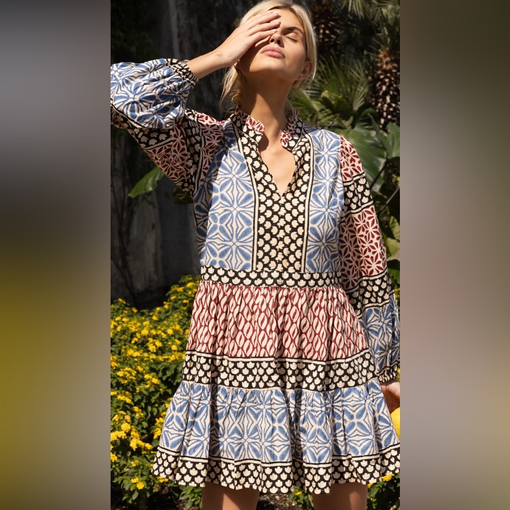 OLIPHANT long sleeve yoke dress. New with tags.